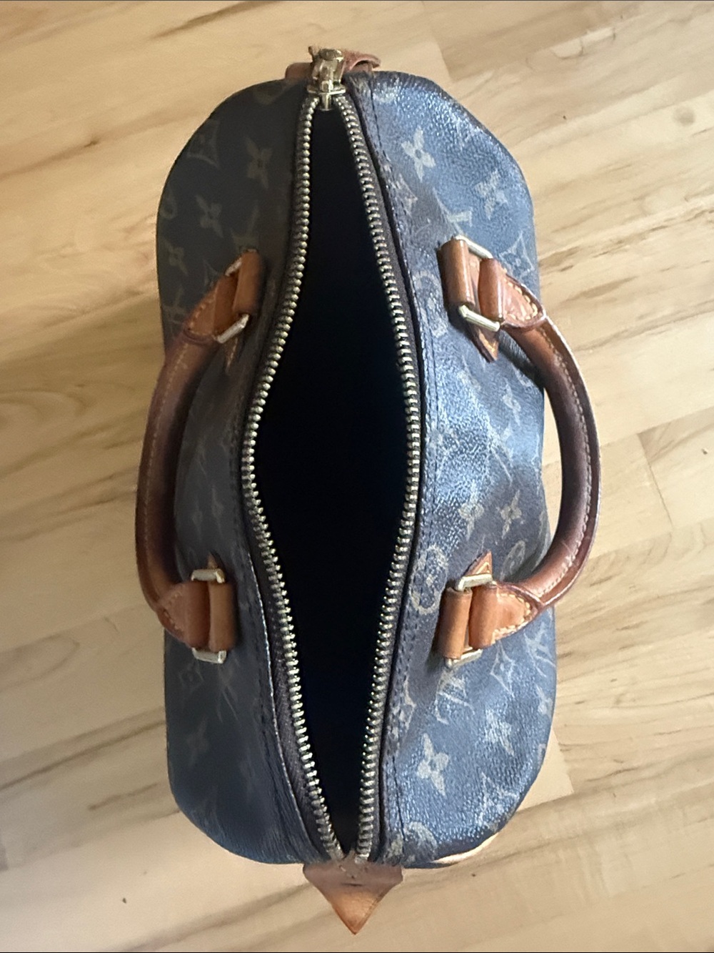 Louis Vuitton Monogram Canvas Satchel in Brown and Tan - Picture 6 of 11